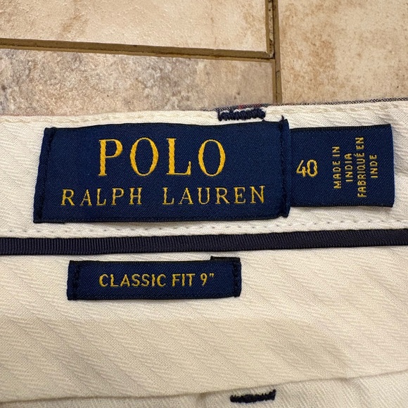 Polo Ralph Lauren Classic Fit Madras Patchwork Shorts Men’s 40 - Picture 10 of 15